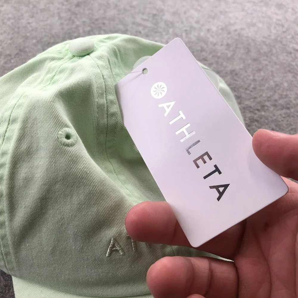 Athleta Hat Cap Baseball Strap Back Womens One Size Green Everyday UV Athletic